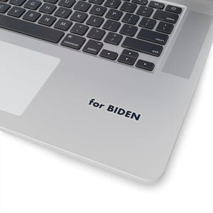 "for Biden" add-on Stickers in Strato Blue