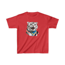 Load image into Gallery viewer, Happy Excited Cat - #TeamPete - Kids Tshirt