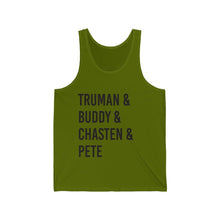 Load image into Gallery viewer, &quot;Truman &amp; Buddy&quot; -  Jersey Tank - mayor-pete