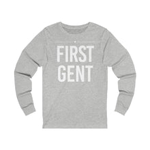 Load image into Gallery viewer, First Gent - Unisex Jersey Long Sleeve Tee - mayor-pete