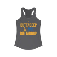 Load image into Gallery viewer, &quot;Buttabeep &amp; Buttaboop&quot; -  Women&#39;s Ideal Racerback Tank - mayor-pete
