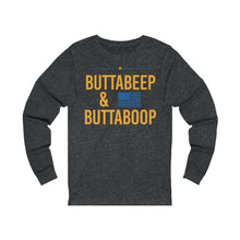 Load image into Gallery viewer, &quot;Buttabeep &amp; Buttaboop&quot; - Unisex Jersey Long Sleeve Tee - mayor-pete