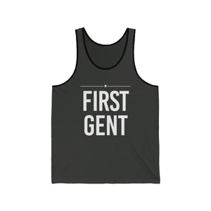 First Gent - Jersey Tank - mayor-pete