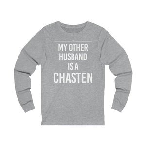 "My Other husband is a Chasten" - Unisex Jersey Long Sleeve Tee - mayor-pete