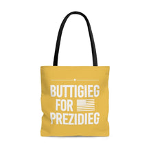Load image into Gallery viewer, &quot;Buttigieg for Prezidieg&quot; - Heartland Yellow - Tote Bag