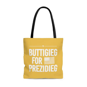 "Buttigieg for Prezidieg" - Heartland Yellow - Tote Bag