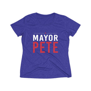 Mayor Pete Women's Heather Wicking Tee