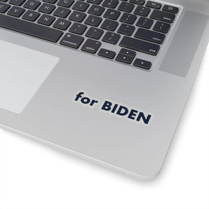 "for Biden" add-on Stickers in Strato Blue