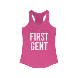 First Gent - Women's Ideal Racerback Tank - mayor-pete