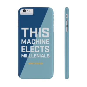 This Machine Elects Millennials - phone case - mayor-pete