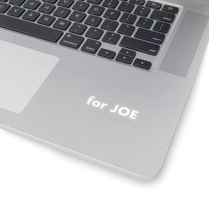 "for JOE" add-on Stickers in White