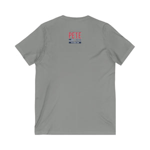 LGTBQ 4 Pete Unisex Jersey Short Sleeve V-Neck Tee