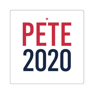 Pete 2020 Square Stickers