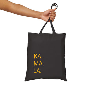 KA.MA.LA. Cotton Canvas Tote Bag