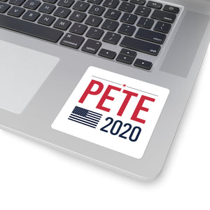 Pete 2020 Flag Square Stickers