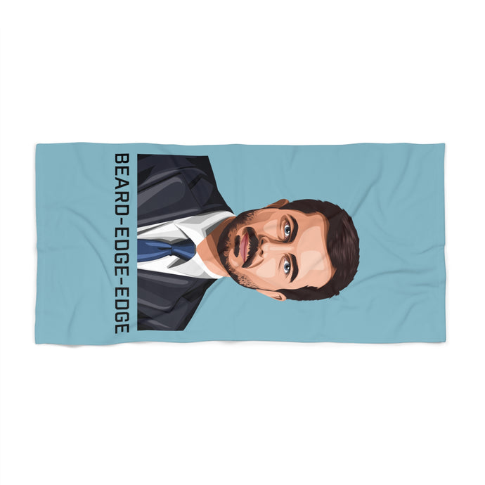 BEARD-EDGE-EDGE Beach Towel