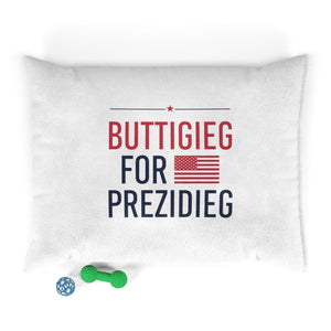 "Buttigieg for Prezidieg!" Pet Bed