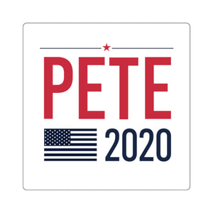 Pete 2020 Flag Square Stickers