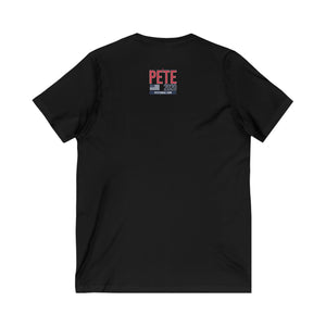 LGTBQ 4 Pete Unisex Jersey Short Sleeve V-Neck Tee