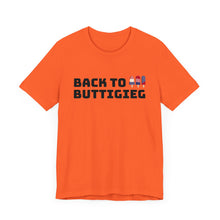 Load image into Gallery viewer, Back to Buttigieg! Unisex Jersey Short Sleeve Tee