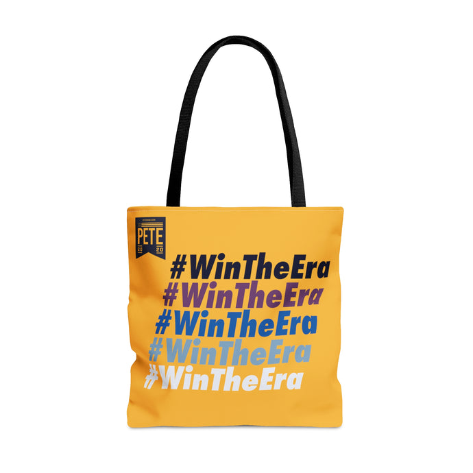 #WinTheEra in Heartland Yellow - AOP Tote Bag