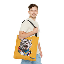Load image into Gallery viewer, Happy Excited Cat - #TeamPete -  Tote Bag