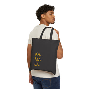 KA.MA.LA. Cotton Canvas Tote Bag