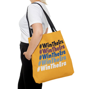 #WinTheEra in Heartland Yellow - AOP Tote Bag