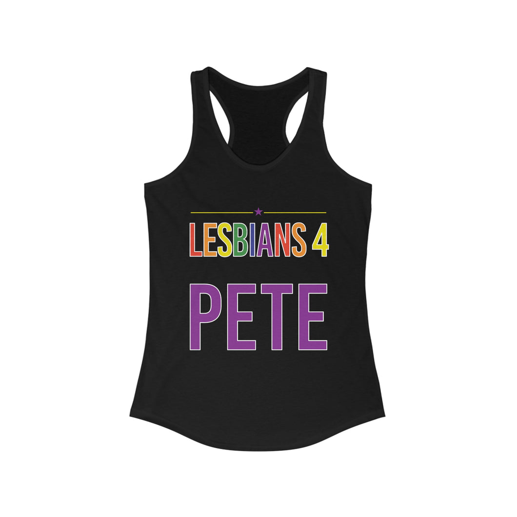 Lesbians 4 Pete -  Women's Ideal Racerback Tank