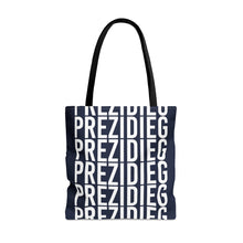 Load image into Gallery viewer, &quot;Prezidieg all over&quot; - Strato Blue - Tote Bag