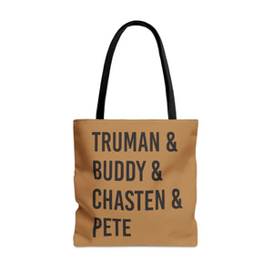 Copy of "Truman & Buddy" - Buddy Gold - Tote Bag