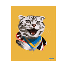 Load image into Gallery viewer, Happy Excited Cat Poster