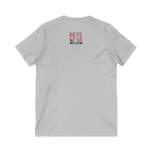 LGTBQ 4 Pete Unisex Jersey Short Sleeve V-Neck Tee