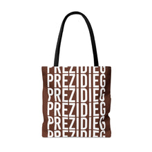 Load image into Gallery viewer, &quot;Prezidieg all over&quot; - Truman Brown - Tote Bag