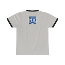 Load image into Gallery viewer, Buttigieg Batman - Pete Tag - Unisex Ringer Tee