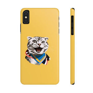 Happy Excited Cat - #TeamPete - Phone Case