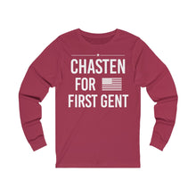 Load image into Gallery viewer, &quot;Chasten for First Gent&quot; - Unisex Jersey Long Sleeve Tee