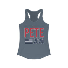 Load image into Gallery viewer, Pete2020 Flag Women&#39;s Ideal Racerback Tank - mayor-pete