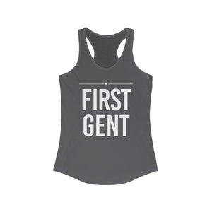 First Gent - Women's Ideal Racerback Tank - mayor-pete