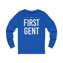 Load image into Gallery viewer, First Gent - Unisex Jersey Long Sleeve Tee - mayor-pete