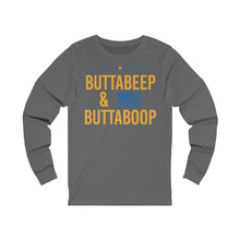 Load image into Gallery viewer, &quot;Buttabeep &amp; Buttaboop&quot; - Unisex Jersey Long Sleeve Tee - mayor-pete