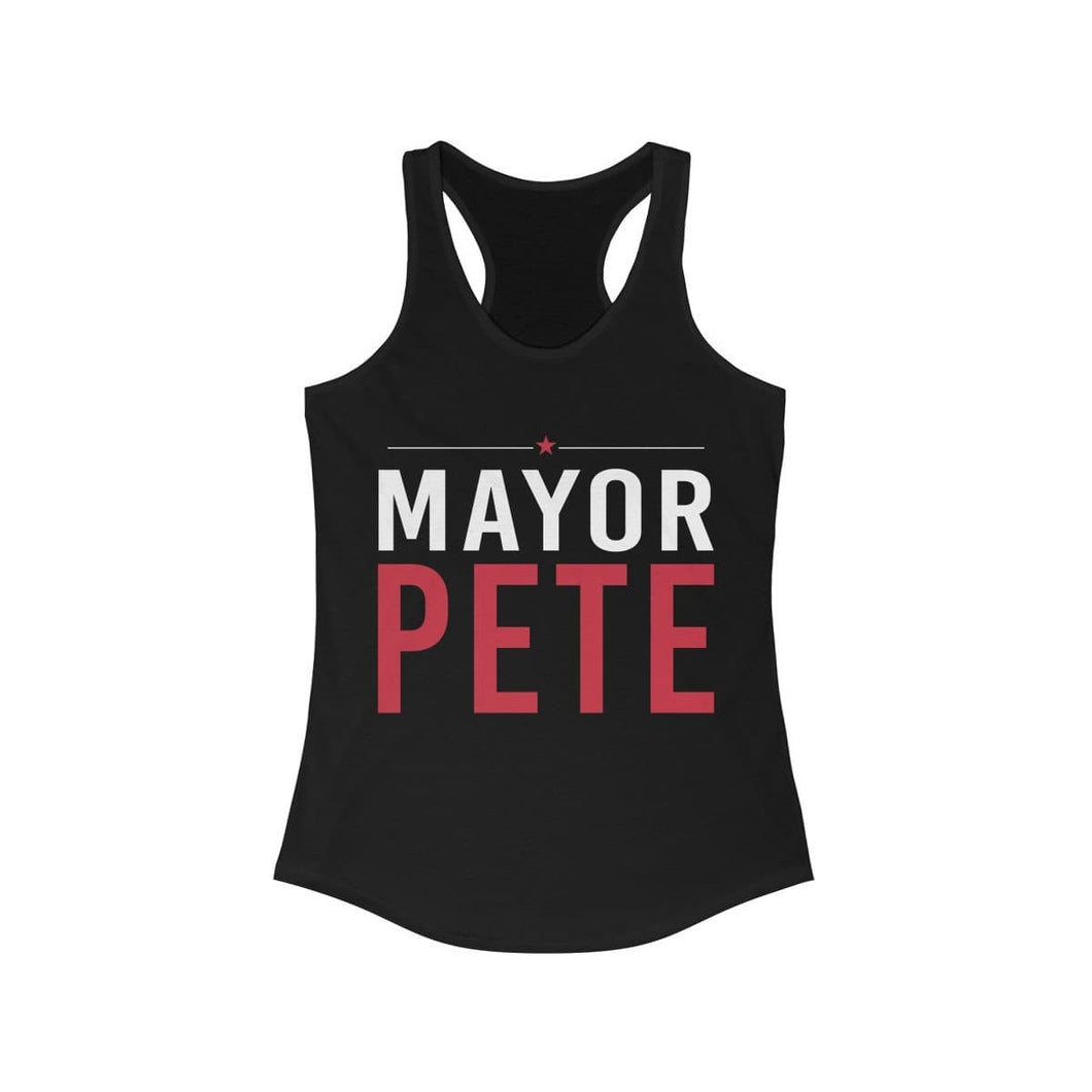 Mayor Pete Women's Ideal Racerback Tank - mayor-pete