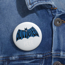 Load image into Gallery viewer, Buttigieg Batman - &quot;Calm Blue&quot; Pin Buttons