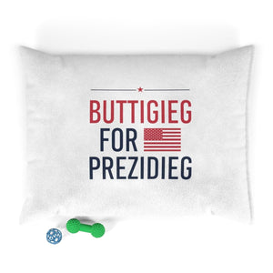 "Buttigieg for Prezidieg!" Pet Bed - mayor-pete