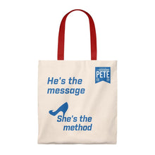 Load image into Gallery viewer, She&#39;s the Method -  Tote Bag - Vintage - mayor-pete