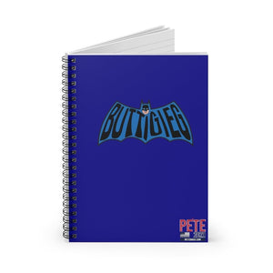 Buttigieg Batman - Spiral Notebook - Ruled Line