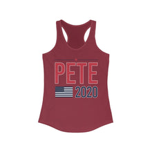 Load image into Gallery viewer, Pete2020 Flag Women&#39;s Ideal Racerback Tank - mayor-pete