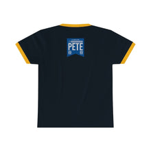 Load image into Gallery viewer, Buttigieg Batman - Pete Tag - Unisex Ringer Tee