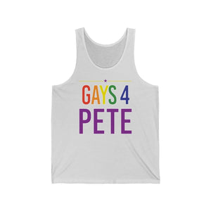 Gays 4 Pete Jersey Tank - mayor-pete