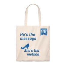 Load image into Gallery viewer, She&#39;s the Method -  Tote Bag - Vintage - mayor-pete